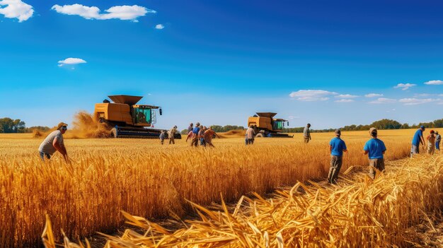 Agricoltura raccolta del mais