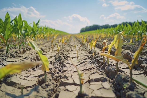 Agriculture in Germany is affected by scorching summers as the aridity withers the crops on the parched terrain