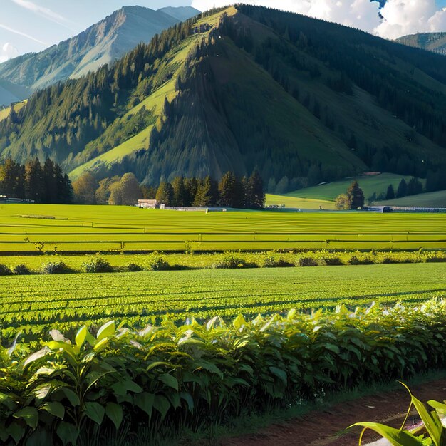 Agriculture Plant Spike Field in Nature