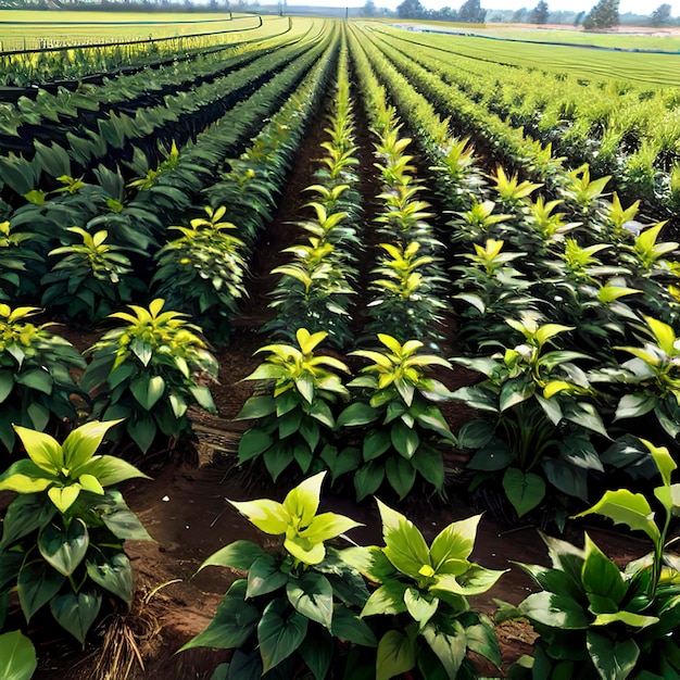 Agriculture Plant Spike Field in Nature