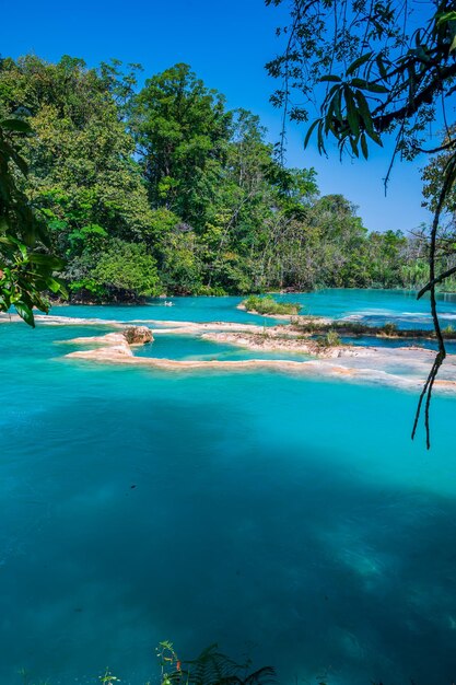 Cascate di agua azul in chiapas