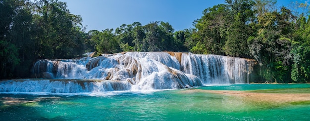 치아파스의 Agua Azul 폭포