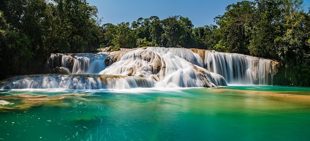 Agua Azul-watervallen in Chiapas