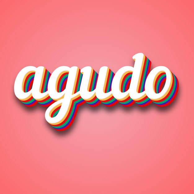 agudo Text Effect Photo Image Cool