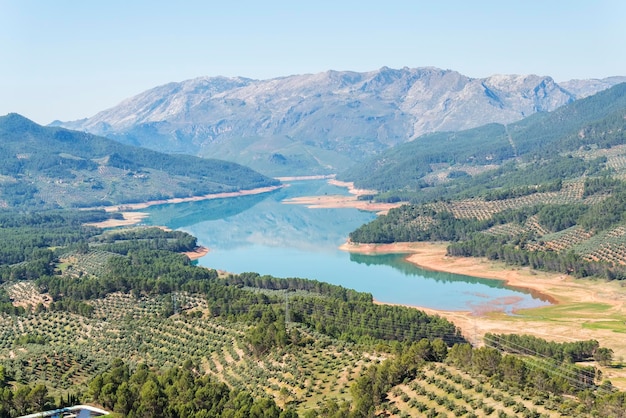 Aguilon lookout Hornos de Segura Guadalquivir river view Jaen Spain