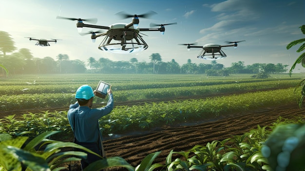 AI-aangedreven landbouw om de opbrengst te maximaliseren en duurzame landbouwpraktijken te garanderen