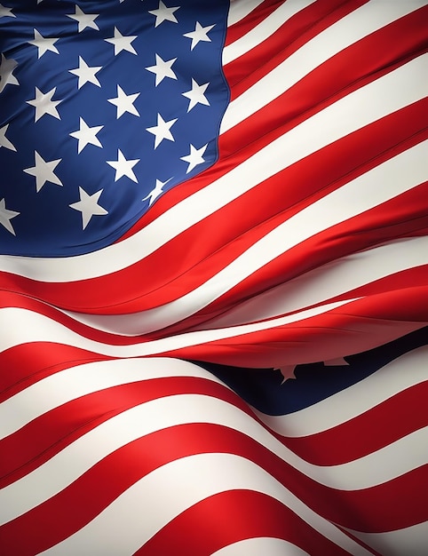 AI-afbeelding van de Amerikaanse vlag