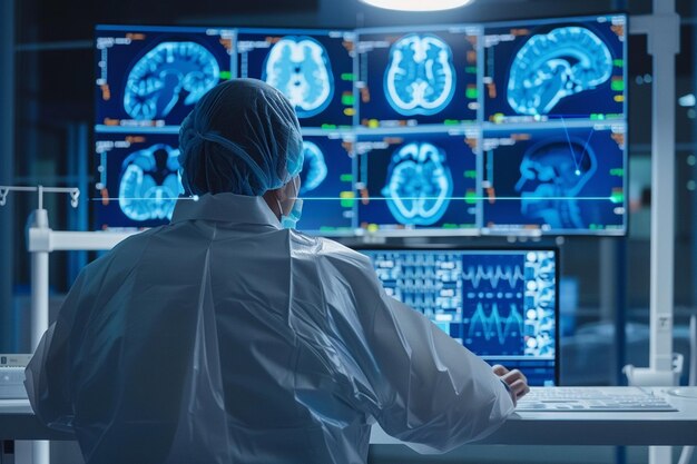 AI analyzing patient data for clinical trials ar generative ai