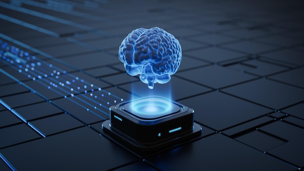 AI (人工知能) ビッグデータとディープ・マシン・ラーニング コンセプト ビジネス・インターネット・テクノロジー