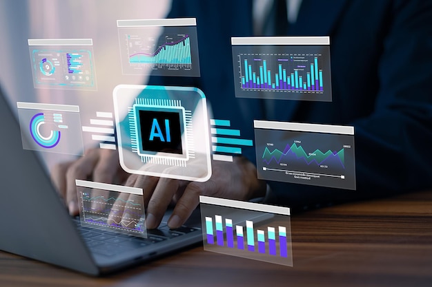 ai artificial intelligence for data analytics using advanced machine learning algorithms ai provides predictive insights to improve marketing strategies and sales performance