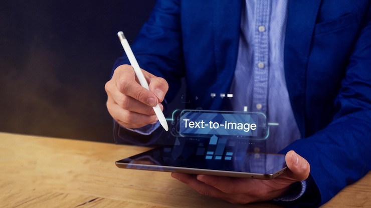 Photo ai artificial intelligence technology concept businessman holding a glowing lightbulb with ai
