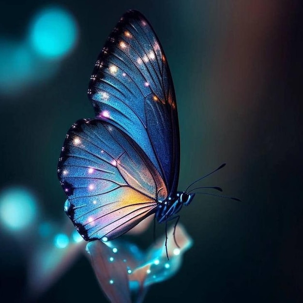 AI Butterfly wallpaper photo