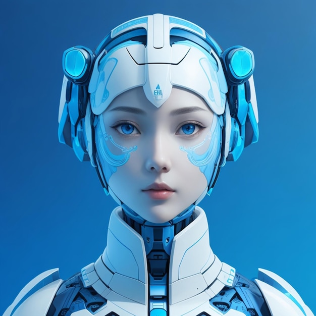 Ai characters Robot Painting Creating Artwork artificial intelligence artist assistant