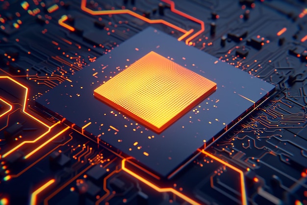 Foto tecnologia di intelligenza ai chip