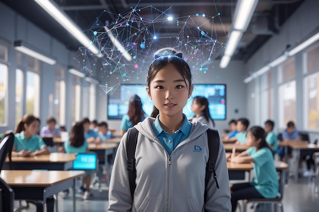 AI Enhanced Personalized Learning Unleashing Student Potential in Futuristic Classrooms