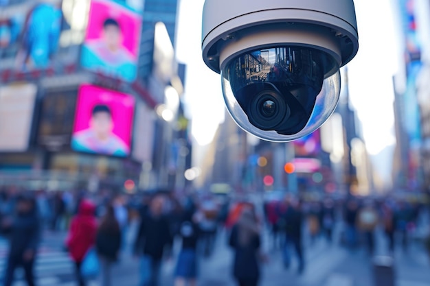 写真 人工知能の顔認識カメラは繁忙した都市部のセキュリティを強化します