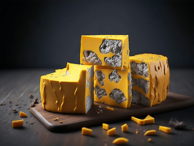 AI gegenereerd Foto heerlijke kaas