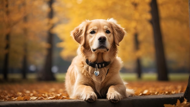 Ai gegenereerd labrador retriever hond foto