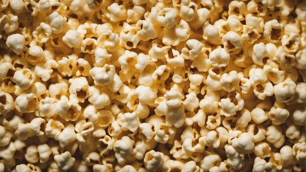 AI gegenereerde illustratie van popcorn met een wazige achtergrond