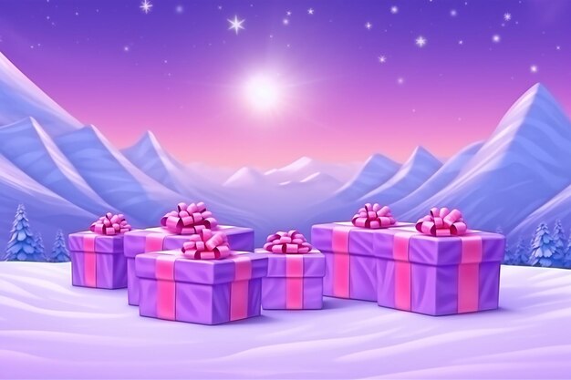 Photo ai generate xmas background