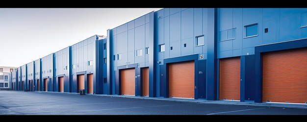 Photo ai generated ai generative commercial storage warehouse delivery port dock