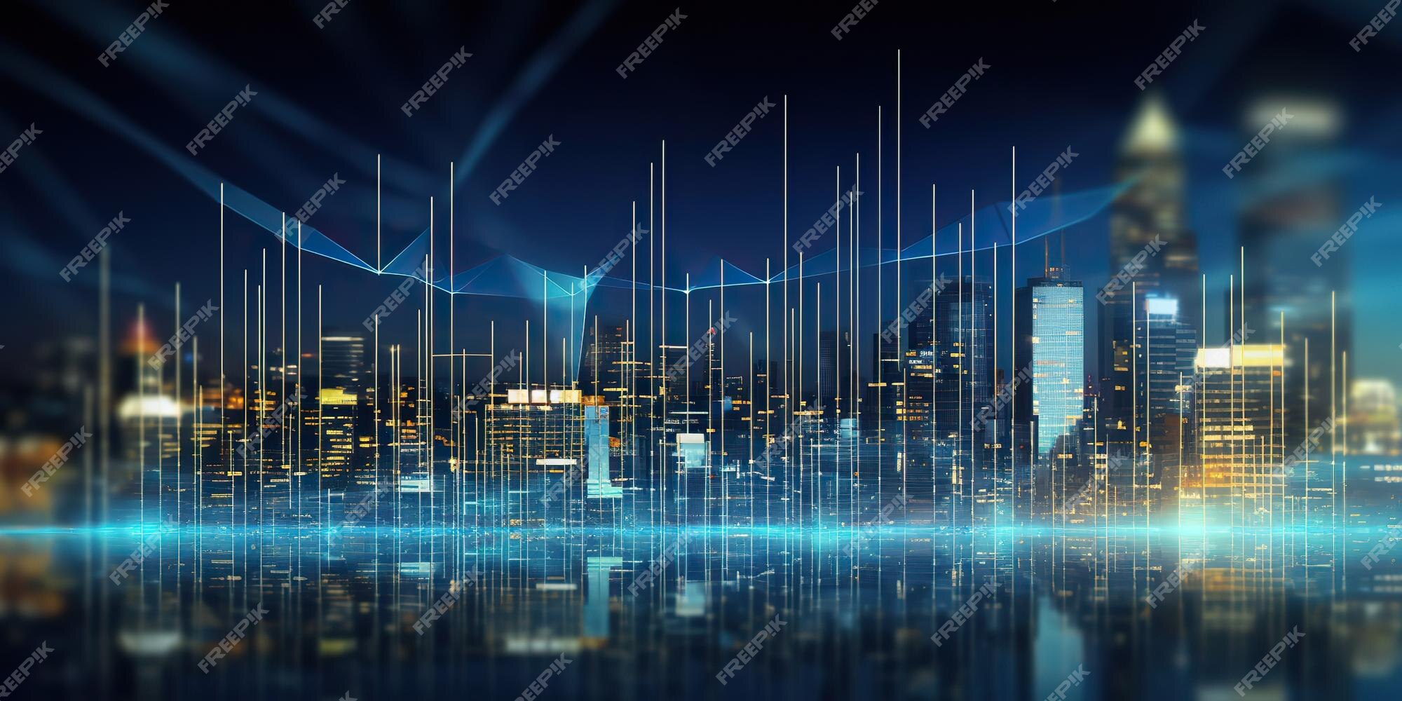 Premium AI Image | AI Generated AI Generative Finance stock market
