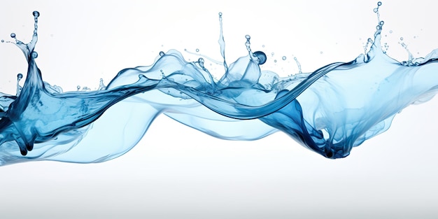AI Generated AI Generative Fresh water splash drop bubble clean sea