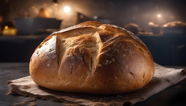 AI Generated AI Generative A futuristic photo of bread baked