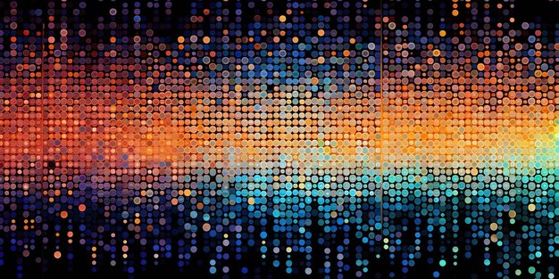 AI Generated AI Generative Geometric abstract random pixel dot decoration texture background