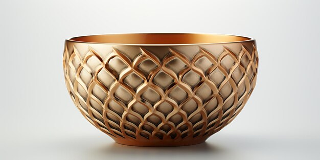 AI Generated AI Generative luxury ceramic pottery bowl for decoration of food meal