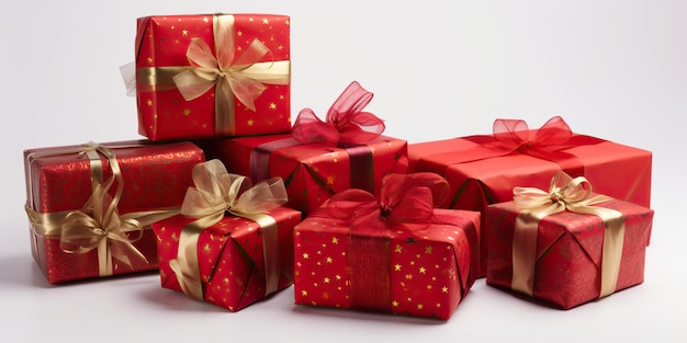 AI Generated AI Generative New Year xmas Christmas gift present box Romantisch verjaardagsfeest