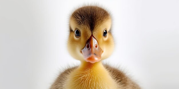 AI Generated AI Generative Photo realistic illustration of baby little duck face portrait