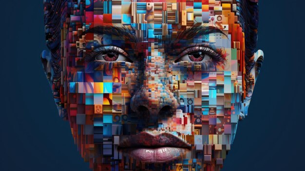 ai generated art machine learning creativity algorithmic masterpieces solid color background