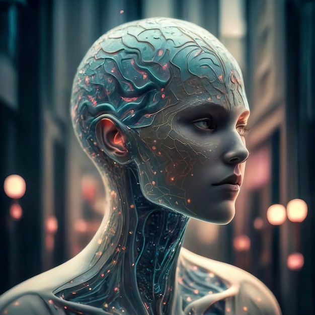 Ai generated concept of human