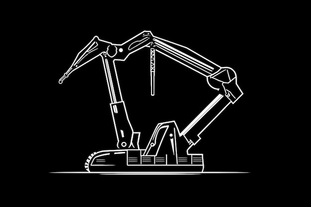 A.i. 생성된 크레인 트럭