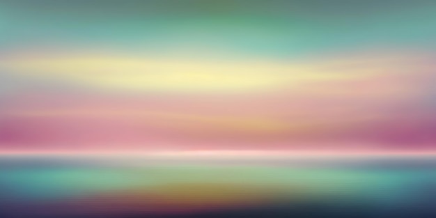 Ai generated illustration abstract sea background of nature in pastel soft colors