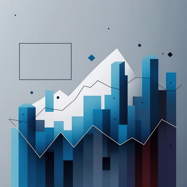 ai generated Illustration House price or value increase icon