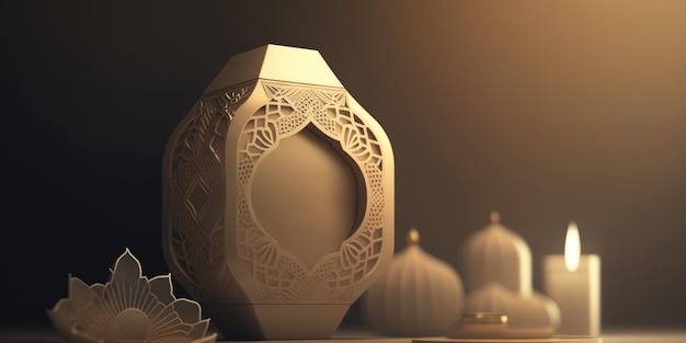 Ai で生成されたイスラム教のモスクのイラスト