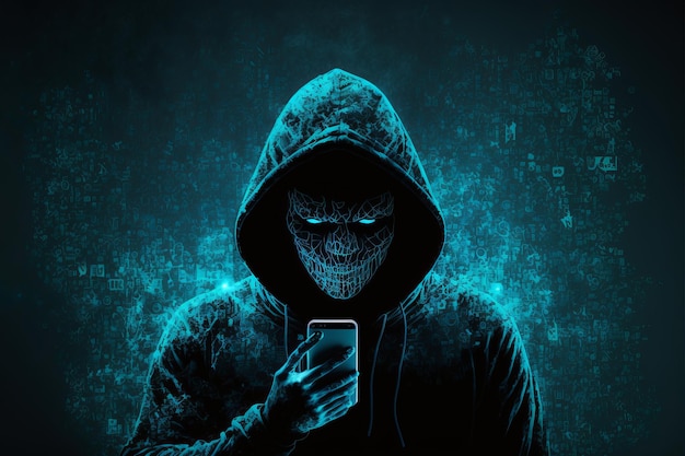 Download Cool Dark Anonymous Profile Picture