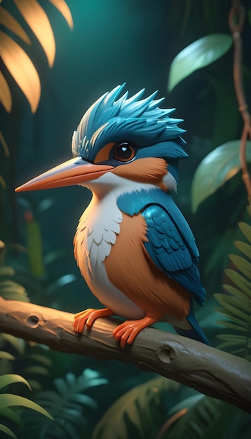 AI generated Kingfisher