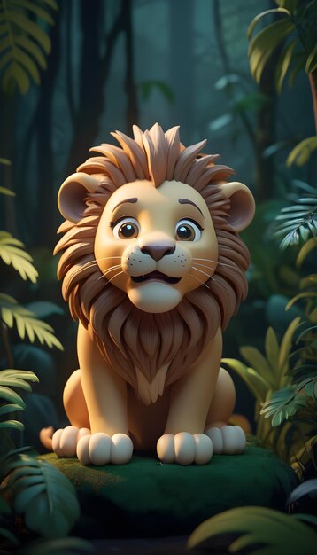 AI Generated Lion