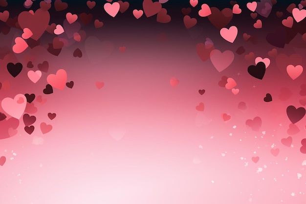 Photo ai generated love and valentine celebration background