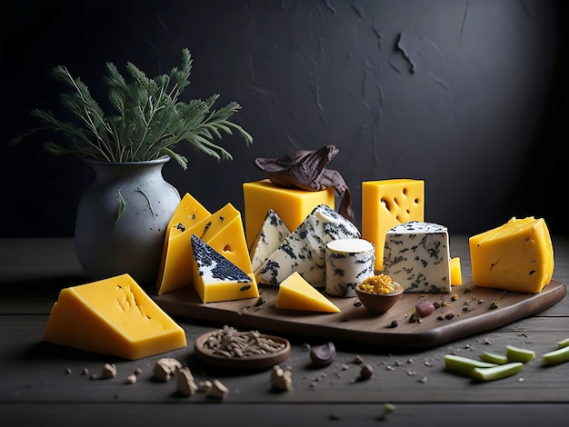 AI generated Photo delicious cheese