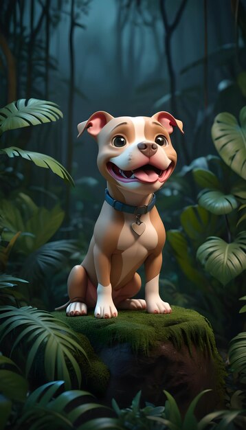 Photo ai generated pitbull