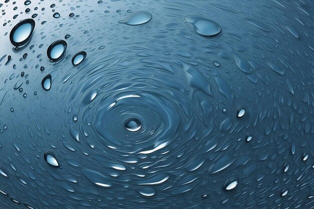 Ai generated water drops picture