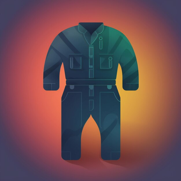 AI generatieve iconen van jumpsuit