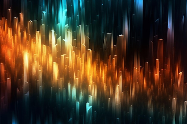 AI Generative abstract lighting background