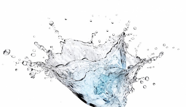 AI generative Blue water splash