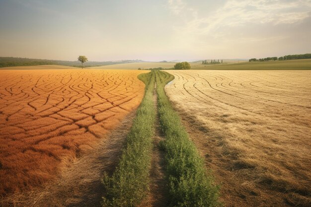 Premium AI Image | AI Generative climate change effect on world
