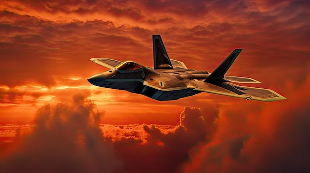 Photo ai generative model of united states air force f35 lightning ii